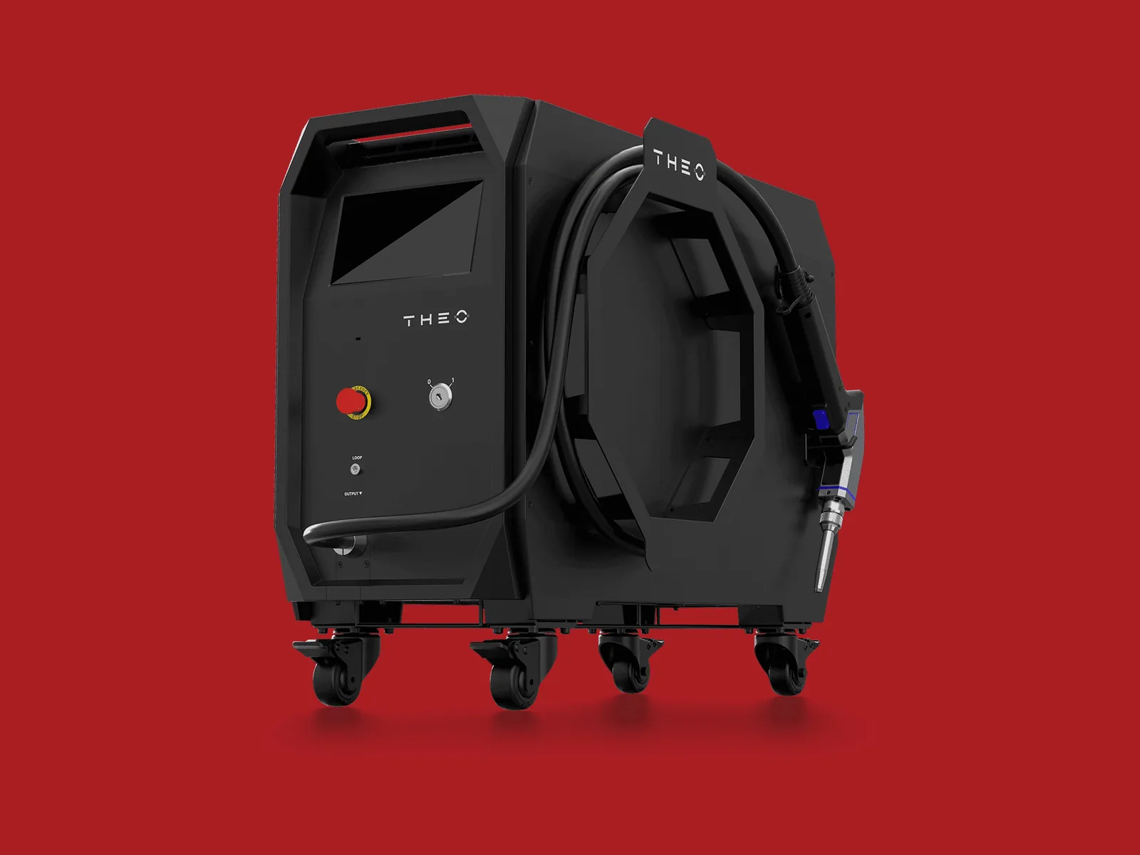 THEO MA1-65 handlaser, driekwartaanzicht