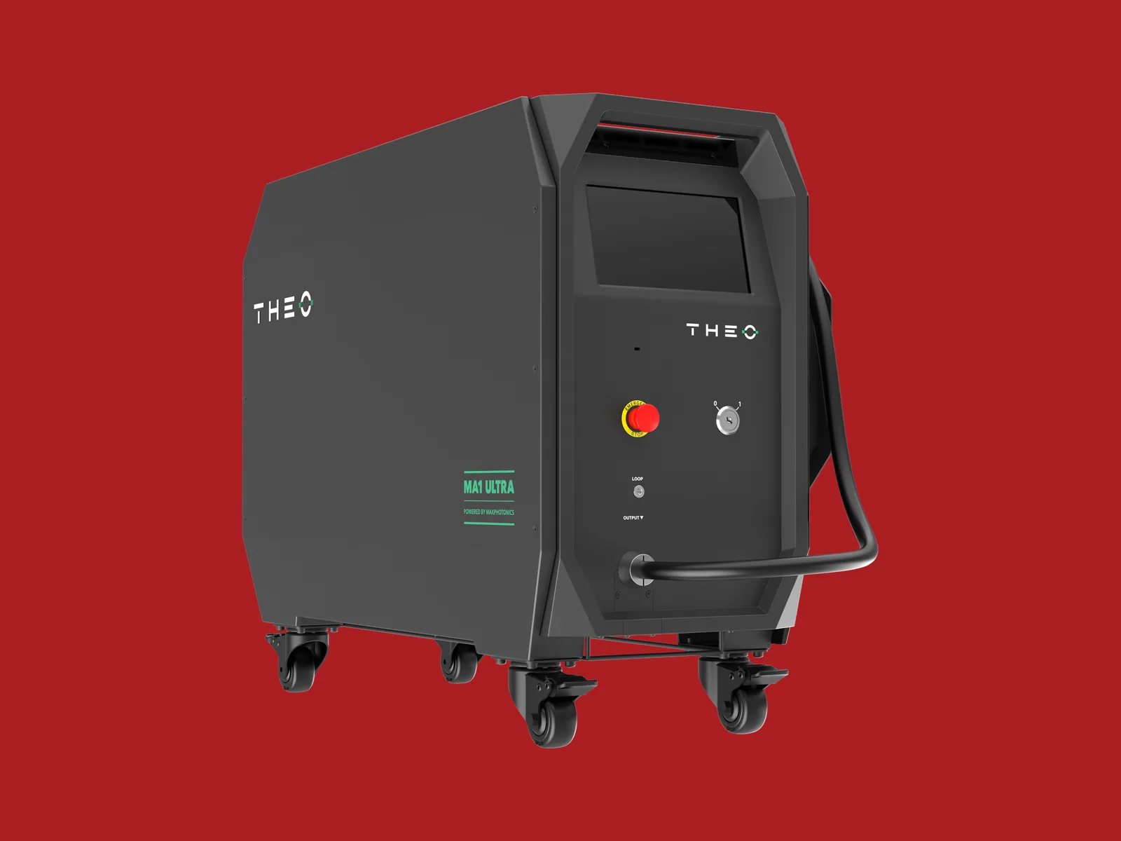 THEO MA1 ULTRA handlaser, driekwartaanzicht